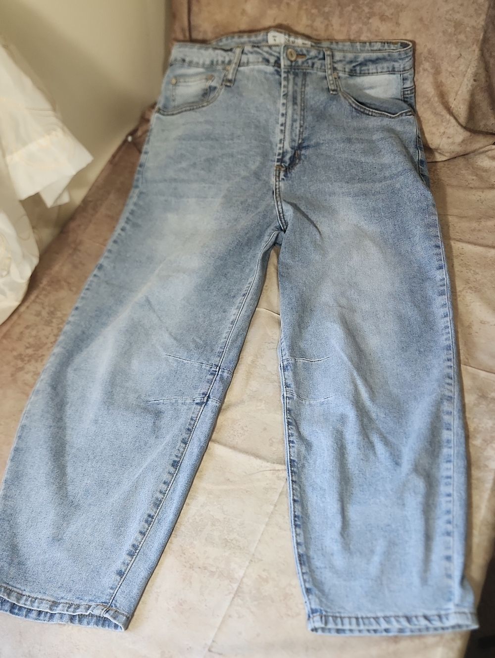 Light Wash Women's Wide Leg Jeans - Barrel